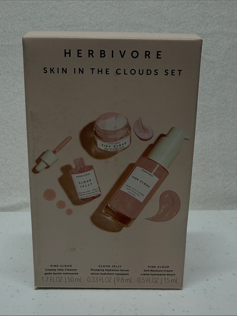 Herbivore Botanicals Pink Cloud Skin in the Clouds Set - Pink
